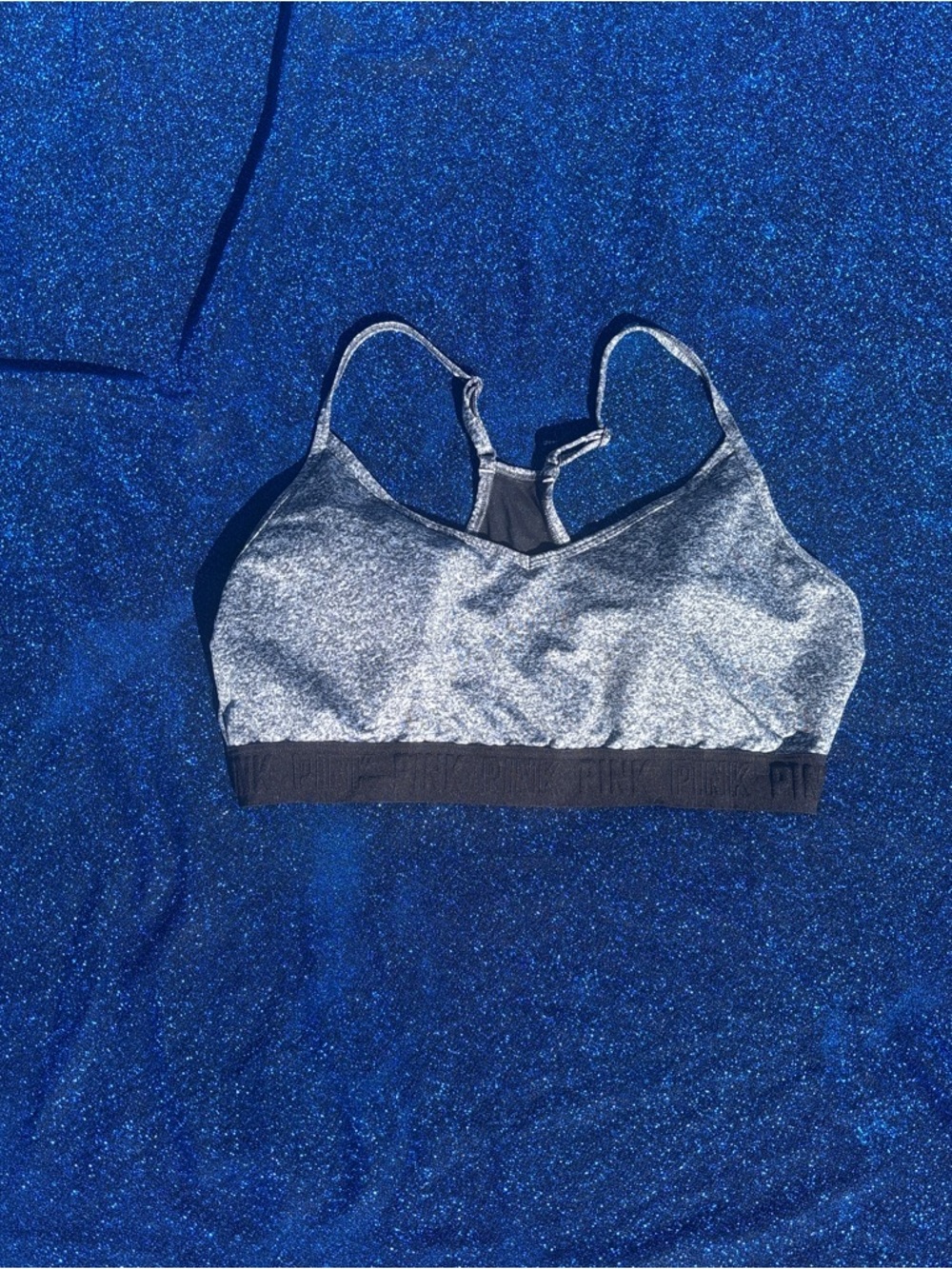 Silver Comfort Bralette with Black Band